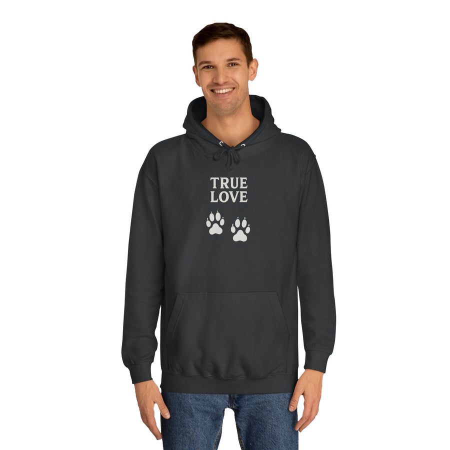 True Love Hoodie Teckel – Empreintes de pattes pour les amoureux des chiens