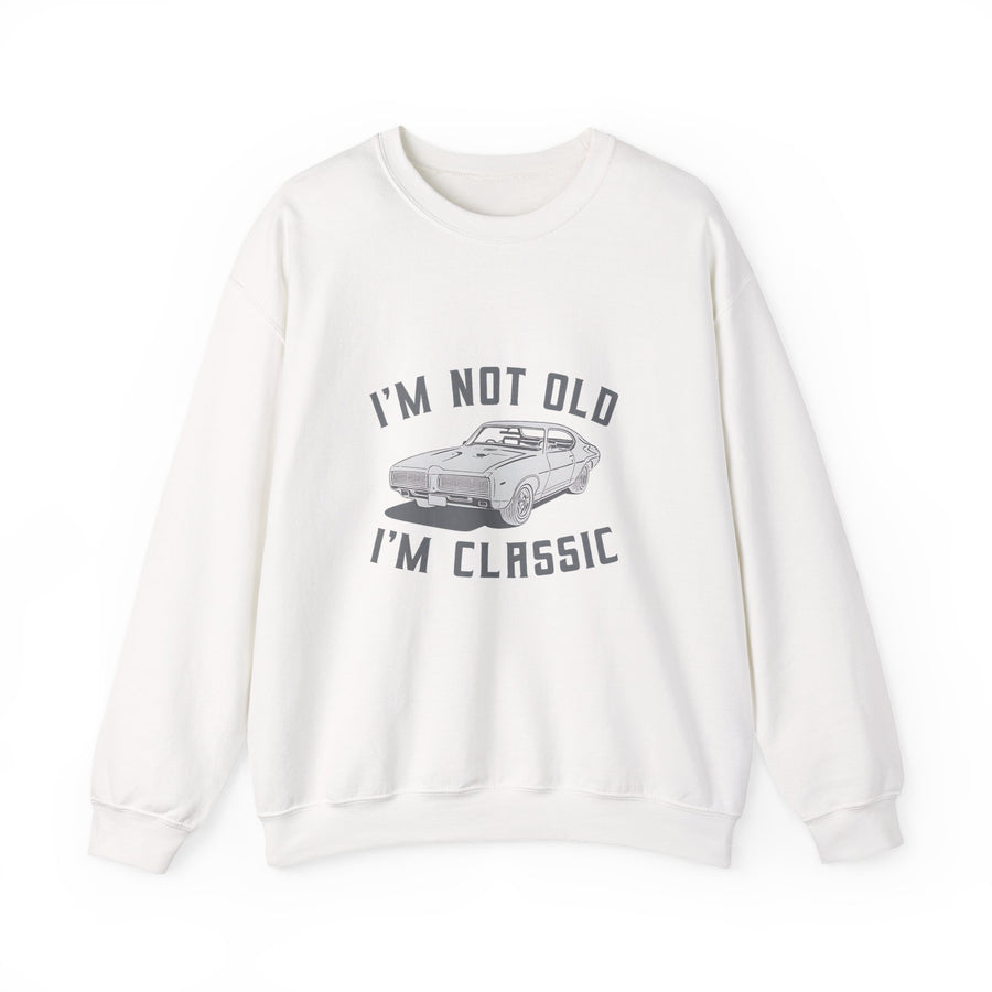 Classic Muscle Car Sweatshirt – I'm Not Old I'm Classic Geschenk für Autofans