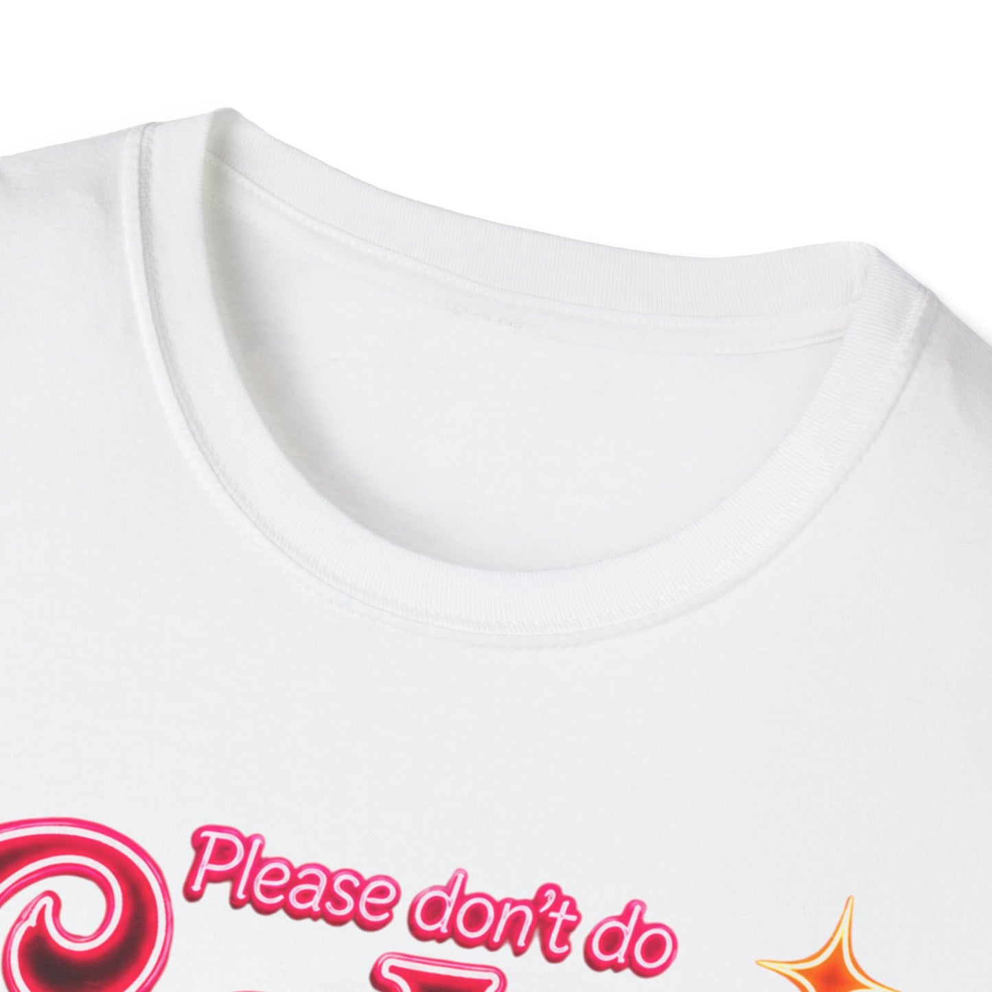 Please Don't Do Coke in the Bathroom – Neon Disco Shirt