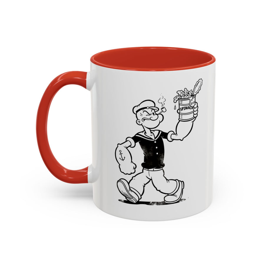 Popeye Spinat Dose Tasse – Comic Kult Kaffeebecher für Fans von Retro-Cartoons & starkem Kaffeegenuss