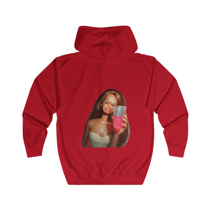Doll Meme Barbicore Zip Hoodie – Lustiger Funny Meme Hoodie mit Doll Print für Frauen & Partyfans