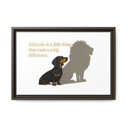 Inspirierendes Wandmotiv mit klarer Botschaft – ruhig, positiv und ideal für moderne Wohnräume.