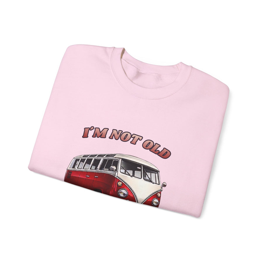 True Insights VW Bulli T1 Samba Sweatshirt – I'm Not Old I'm Classic Geschenk