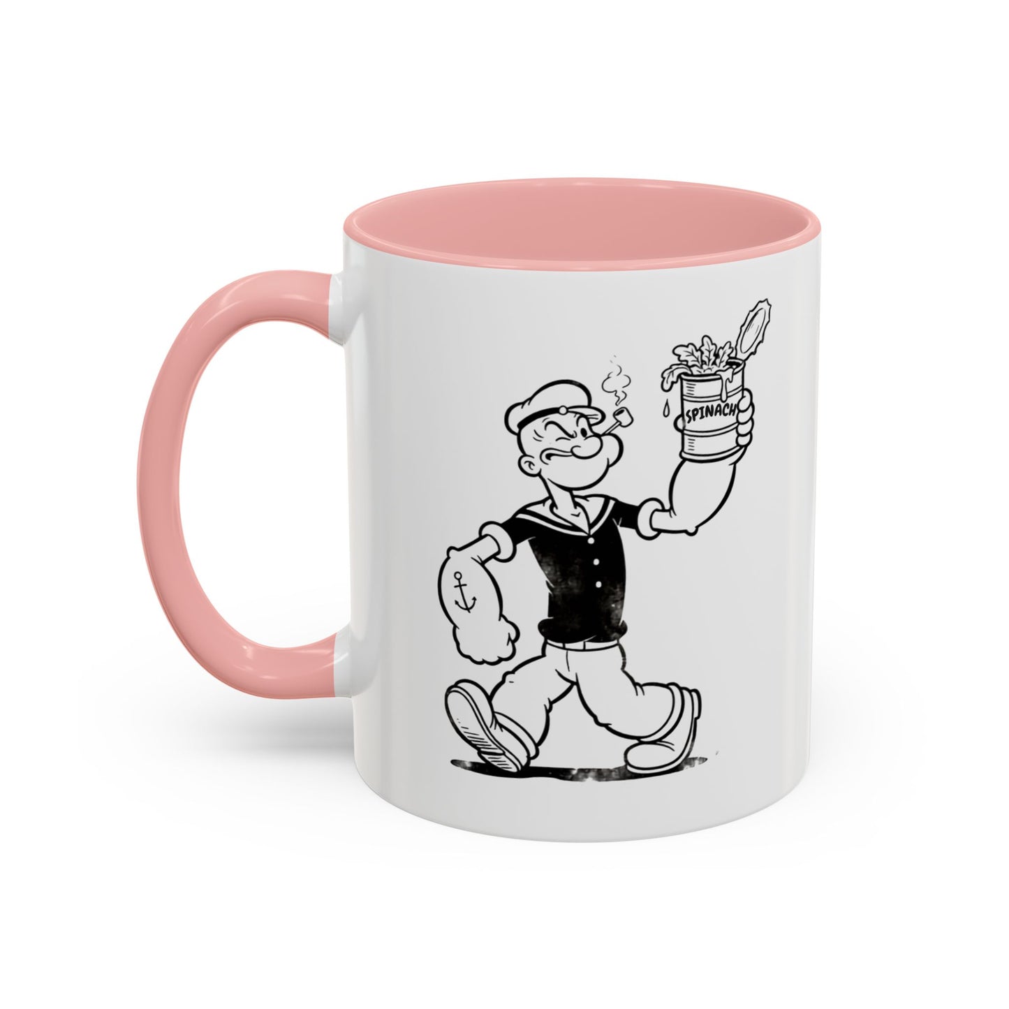 Popeye Spinat Dose Tasse – Comic Kult Kaffeebecher für Fans von Retro-Cartoons & starkem Kaffeegenuss