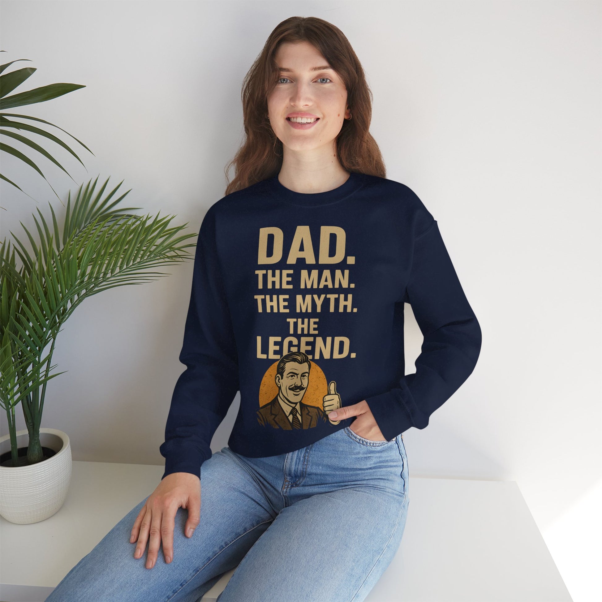 Sweatshirt – DAD. THE MAN. THE MYTH. THE LEGEND. - Sweatshirt für echte Legenden | True Insights Design mit Humor