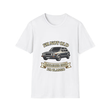 Born in 1976 T-Shirt – 50th Birthday Gift | Classic Car