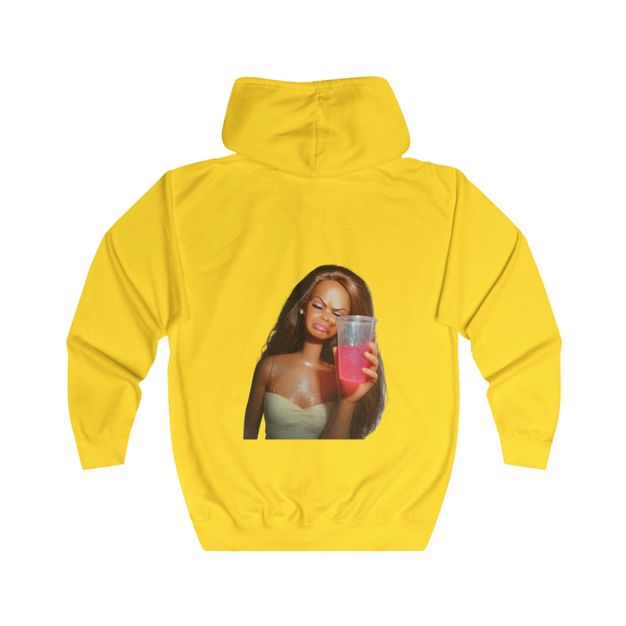 Doll Meme Barbicore Zip Hoodie – Grappige Funny Meme Hoodie met Doll Print voor Vrouwen & Feestfans