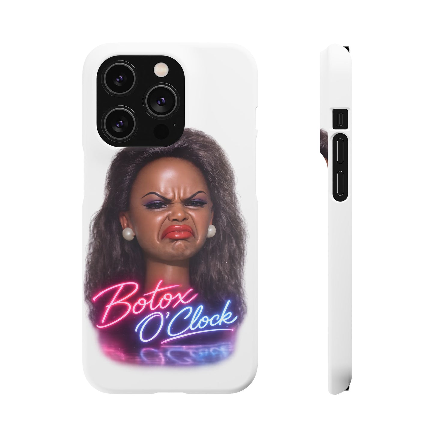 Botox O'Clock Handyhülle – Lustige Neon Diva Schutzhülle für Beauty-Fans, ideales Geschenk