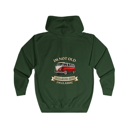 I'm Not Old I'm Classic Baujahr 1976 Zip Hoodie – Retro Bus 50. Geburtstag Geschenk Jahrgang 1976