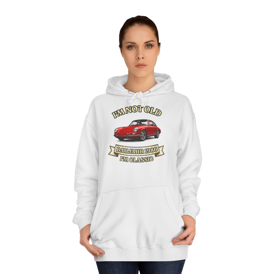 Geschenk zum 40. Geburtstag Mann – Hoodie Herren Jahrgang 1986 Porsche 911