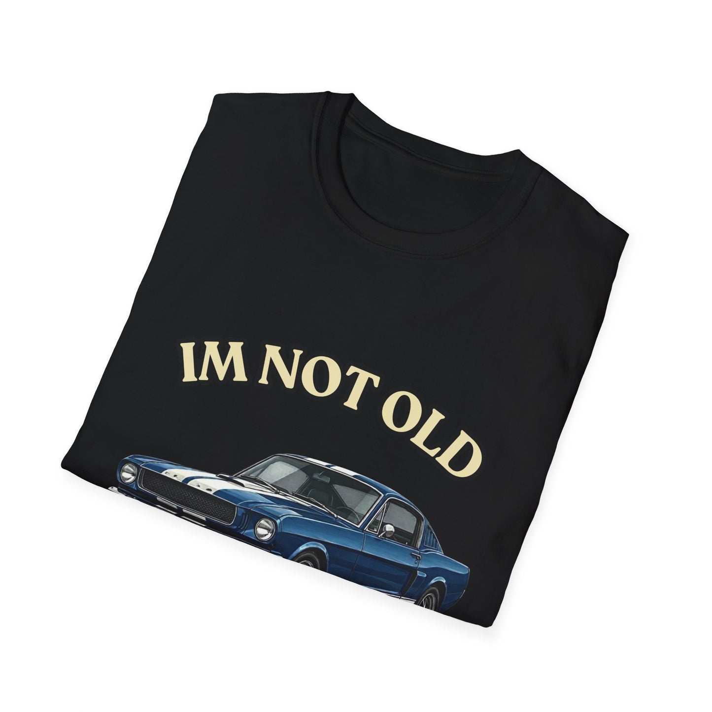 Jahrgang 1950 T-Shirt Oldtimer I'm Not Old I'm Classic  Geschenk zum 76. Geburtstag Mann Retro Kultauto Klassiker Vintage Auto True Insights