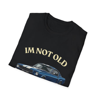 Jahrgang 1950 T-Shirt Oldtimer I'm Not Old I'm Classic  Geschenk zum 76. Geburtstag Mann Retro Kultauto Klassiker Vintage Auto True Insights