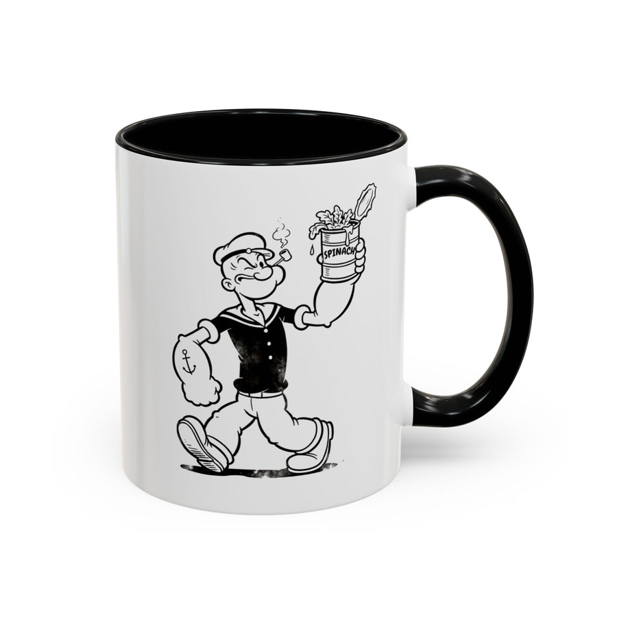 Popeye Spinat Dose Tasse – Comic Kult Kaffeebecher für Fans von Retro-Cartoons & starkem Kaffeegenuss