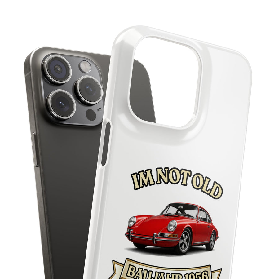 True Insights Jahrgang 1956 Handyhülle Roter Sportwagen