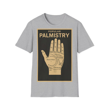 Palmistry T-Shirt – Vintage-Handlinien-Motiv | Esoterik trifft Design – Freches Satire-Design für mutige Statements | True Insights