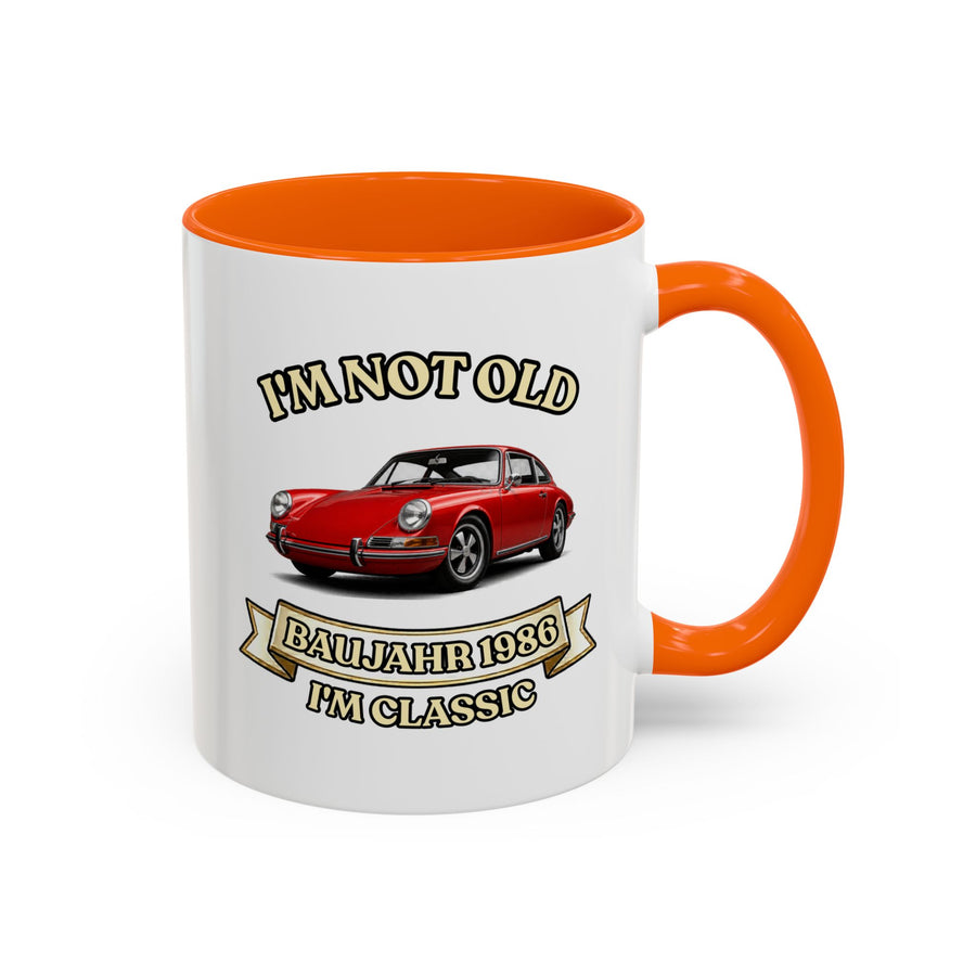 Geschenk zum 40. Geburtstag – Tasse Jahrgang 1986 Porsche 911