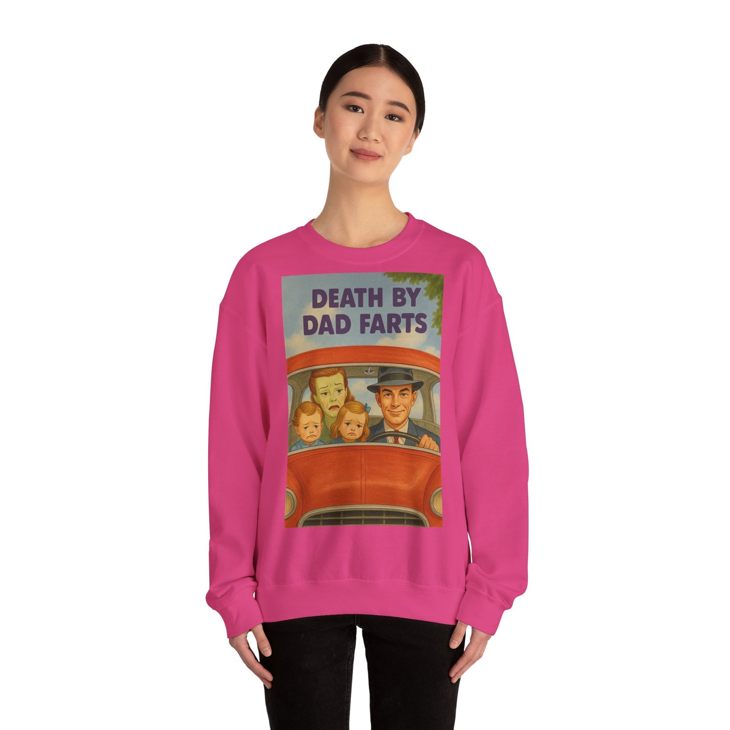 Sweatshirt – Dead by Dad Farts Sweatshirt – Lustiges Geschenk für Familien mit Humor | True Insights Design mit Humor