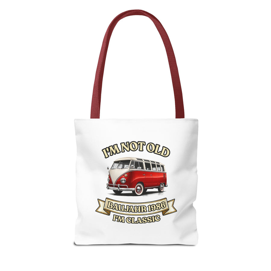 Jahrgang 1986 Tote Bag – Geschenk zum 40. Geburtstag | VW Bulli