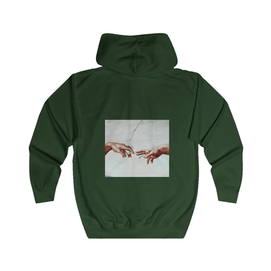 The Deal Zip-Hoodie – Michelangelo-parodie met zwarte humor