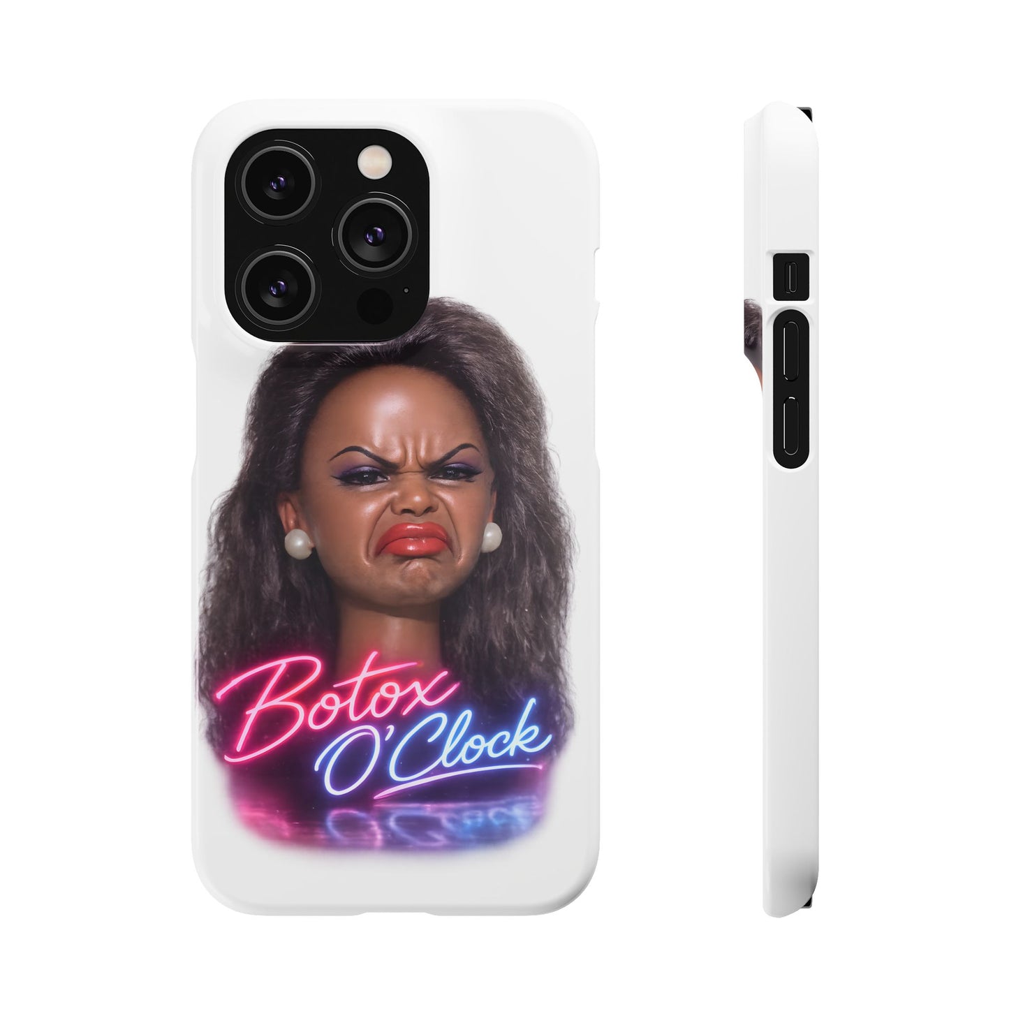 Botox O'Clock Handyhülle – Lustige Neon Diva Schutzhülle für Beauty-Fans, ideales Geschenk