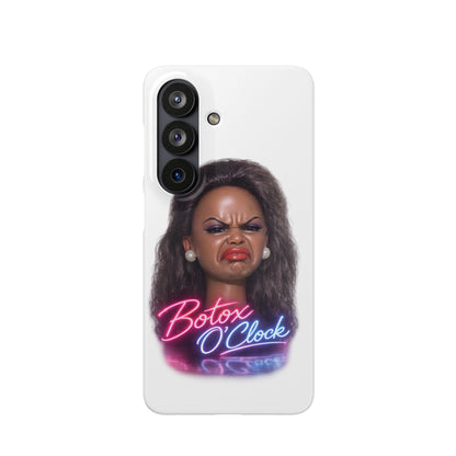 Botox O'Clock Handyhülle – Lustige Neon Diva Schutzhülle für Beauty-Fans, ideales Geschenk