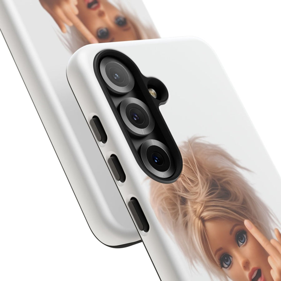 Handyhülle mit Motiv Middle Finger Doll – Freches Design für iPhone & Samsung