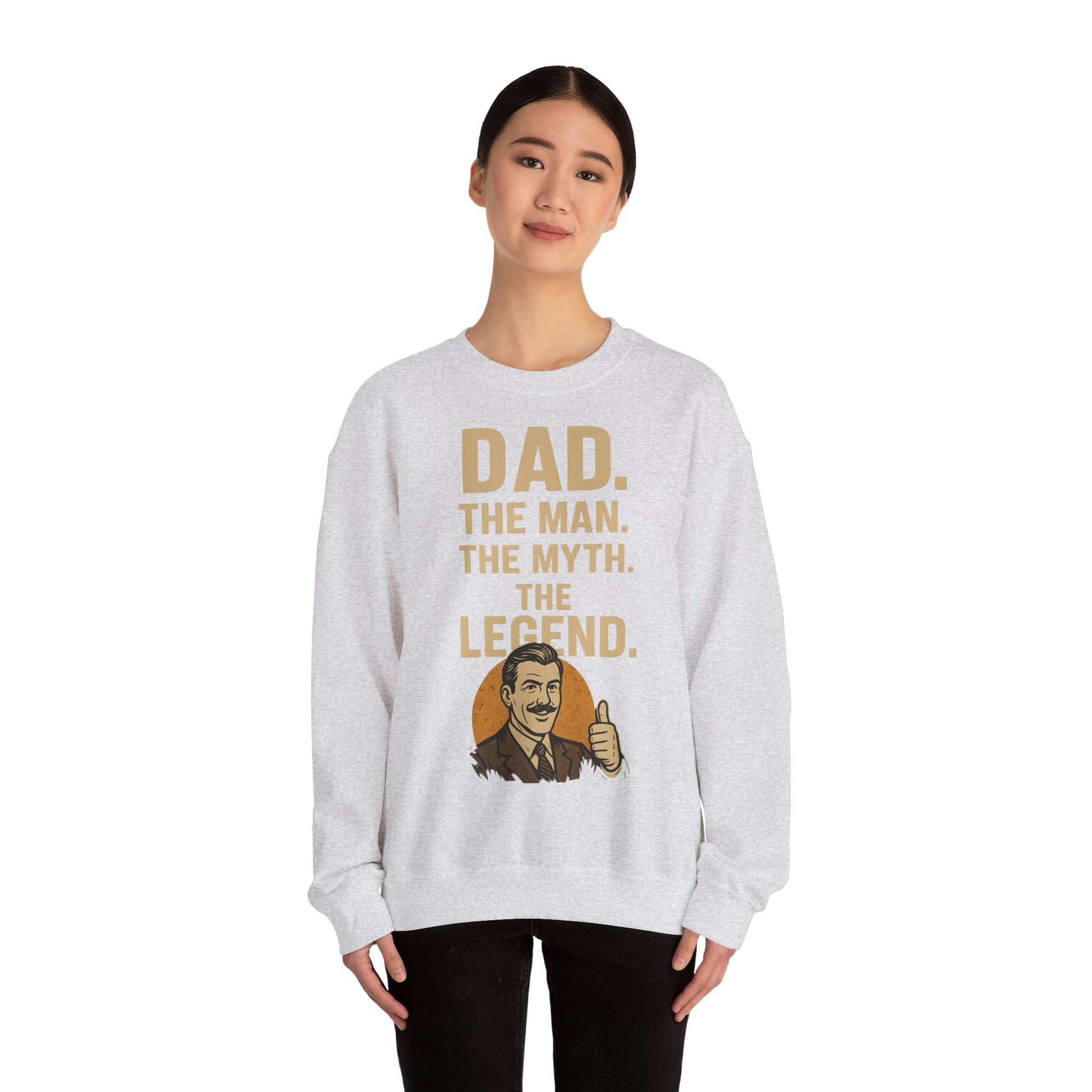 Sweatshirt – DAD. THE MAN. THE MYTH. THE LEGEND. - Sweatshirt für echte Legenden | True Insights Design mit Humor