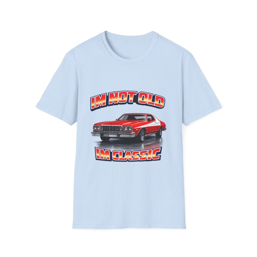 True Insights T-Shirt Im Not Old Im Classic Retro Oldtimer Motiv in Hellblau