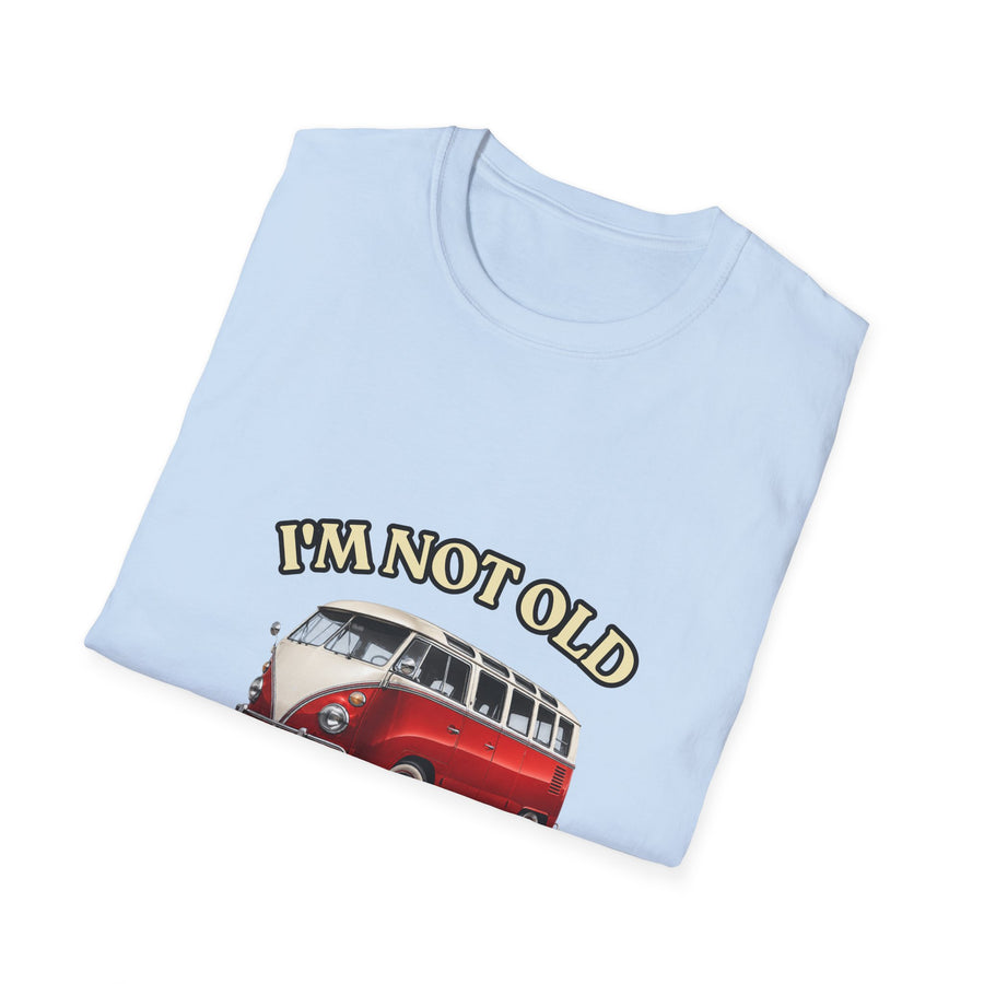 True Insights T-Shirt Baujahr 1986 Retro Bulli Bus, stilvolles Unisex Geburtstagsgeschenk im Retro-Look