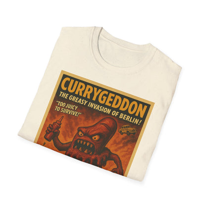 Vintage Motiv – CurryGeddon T-Shirt - Retro Horror Design | True Insights Design mit Humor