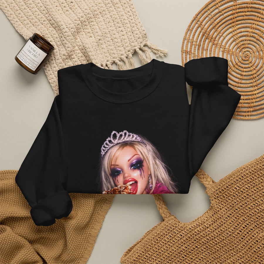Princess Punk Sweatshirt – Freches Party-Motiv mit Drag-Queen-Glam