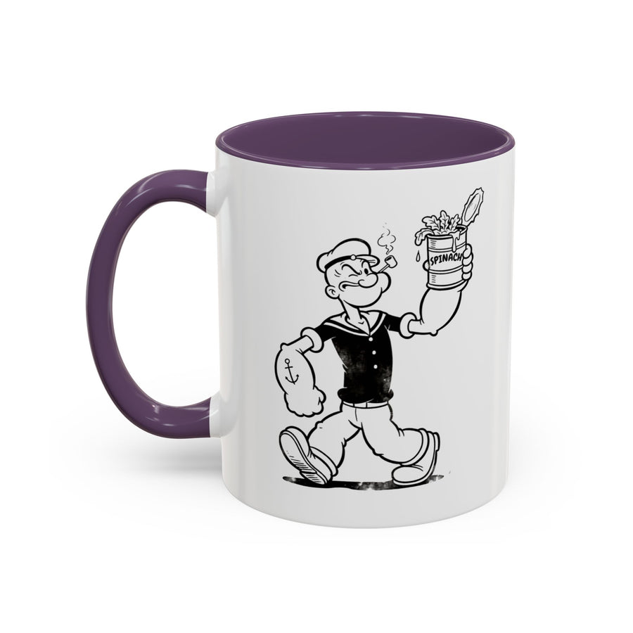 Popeye Spinat Dose Tasse – Comic Kult Kaffeebecher für Fans von Retro-Cartoons & starkem Kaffeegenuss