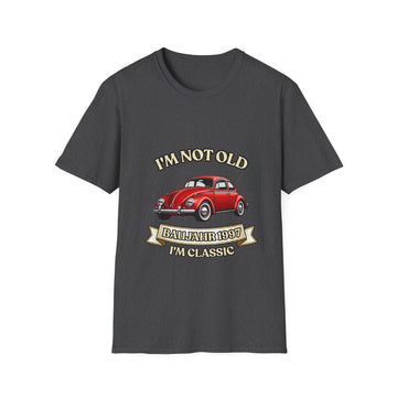 Geschenk zum 30. Geburtstag – T-Shirt Jahrgang 1997 VW Käfer – Dark Heather – Vorderseite