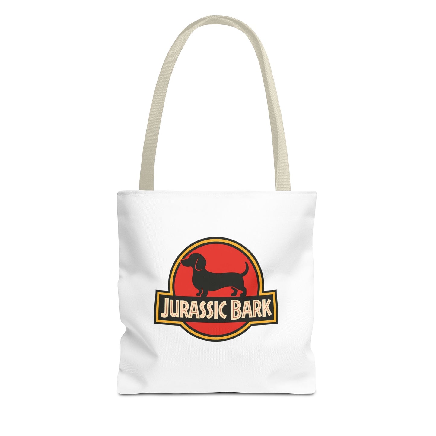 Jurassic Bark Tote Bag – Dackel Parodie Stofftasche für Hundeliebhaber & Dackelbesitzer, lustiges Geschenk