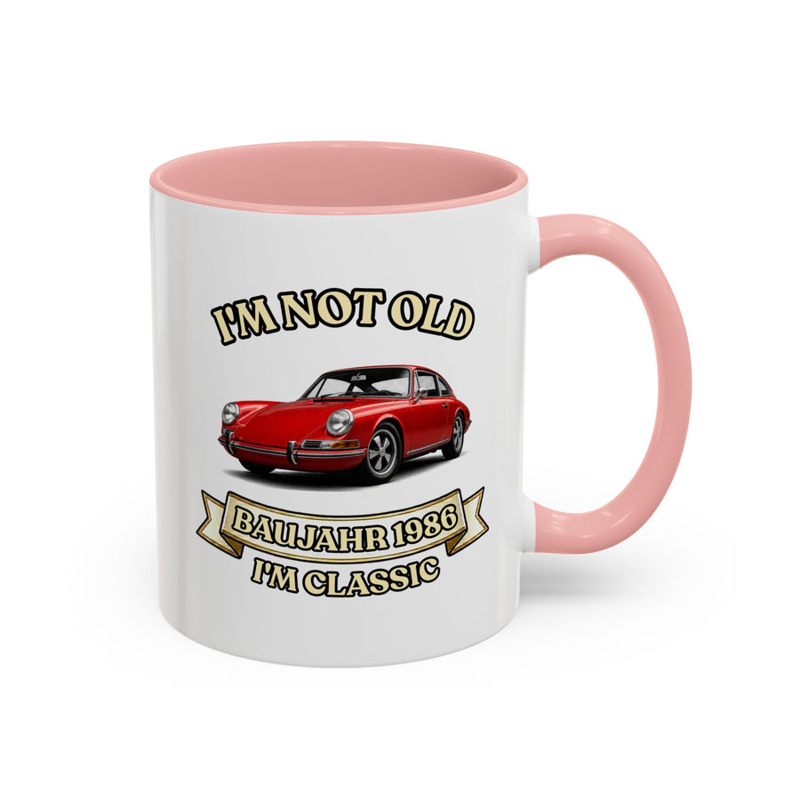 Geschenk zum 40. Geburtstag – Tasse Jahrgang 1986 Porsche 911