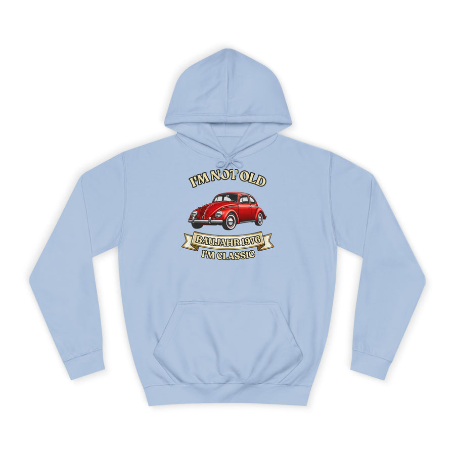 Born in 1976 Hoodie – 50th Birthday Gift | VW Beetle