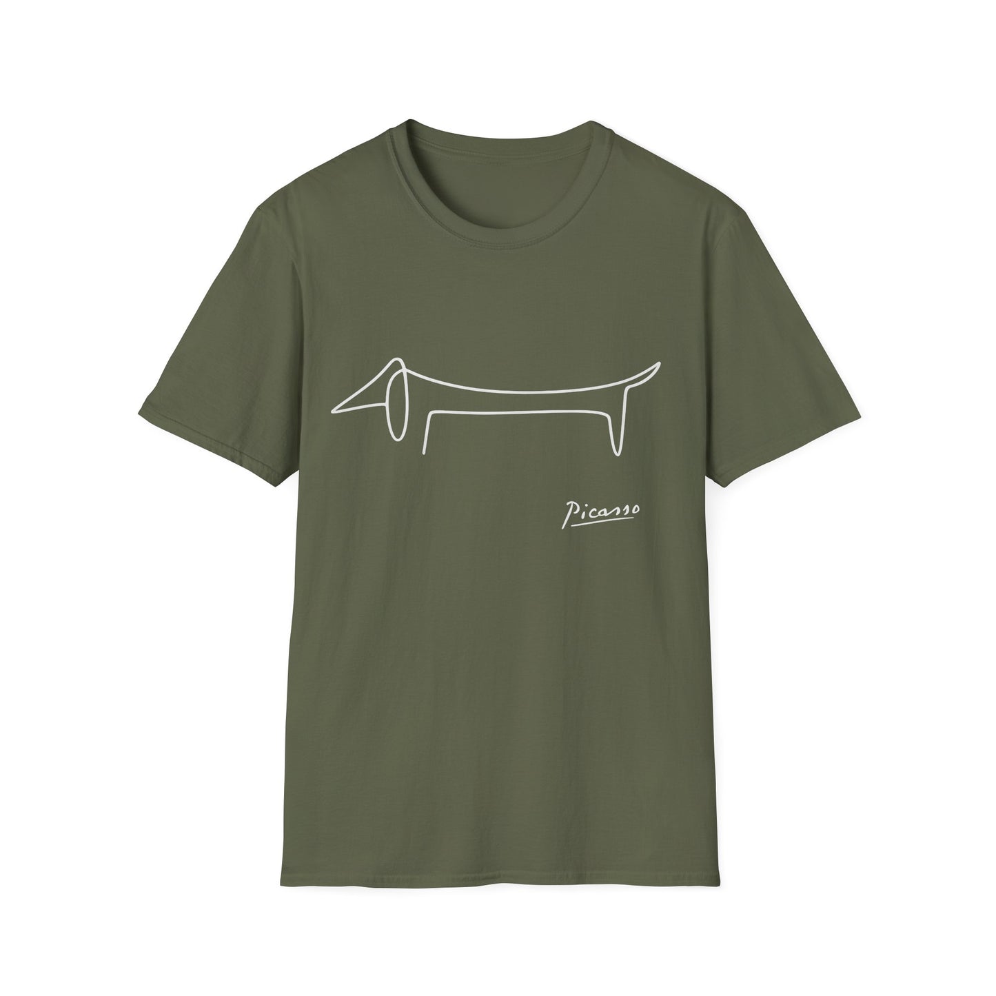 Picasso Dackel T-Shirt – Das edle Geschenk für Dackel-Besitzer