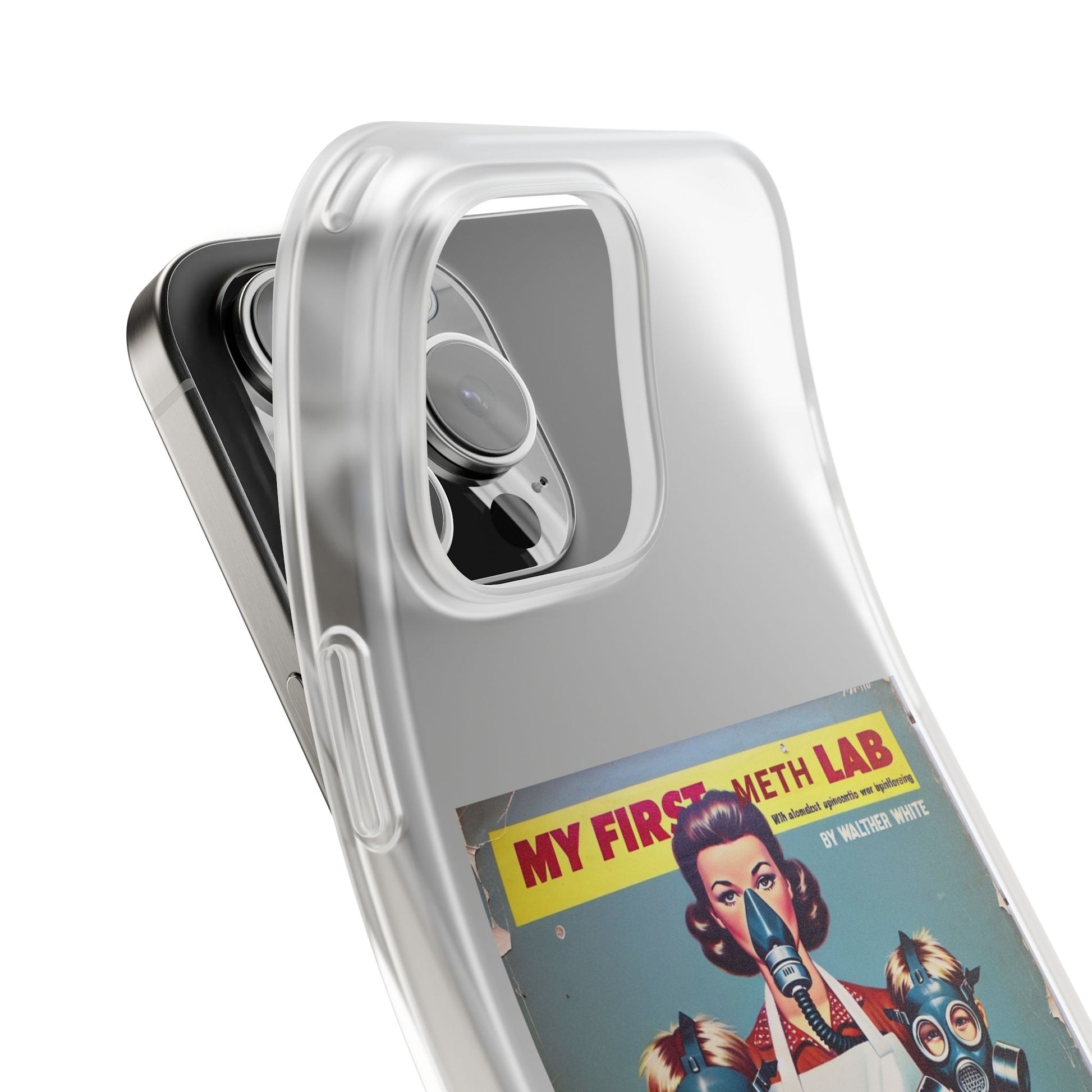 „My First Meth Lab“ Handyhülle – Schwarzer Humor im Retro-Look-Phone Case-True Insights