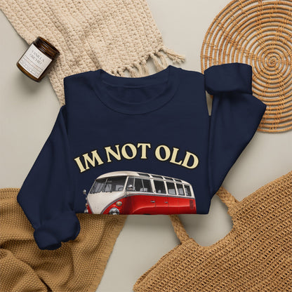 Sweatshirt Baujahr 1976 - I'm Not Old I'm Classic - Retro Bulli Bus - 50. Geburtstag Geschenk