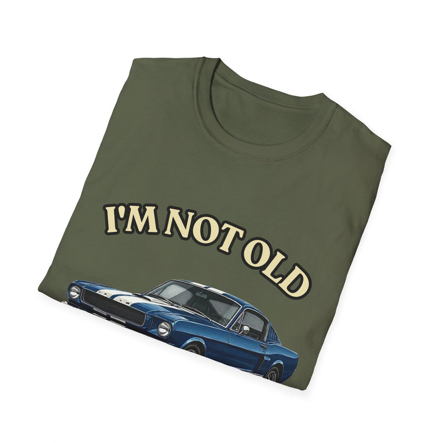 True Insights Geschenk zum 40. Geburtstag – T-Shirt Jahrgang 1987 Muscle Car | I'm Not Old I'm Classic