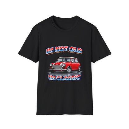 I'm Not Old I'm Classic | Italian Job T-Shirt | Mini Cooper Retro Shirt