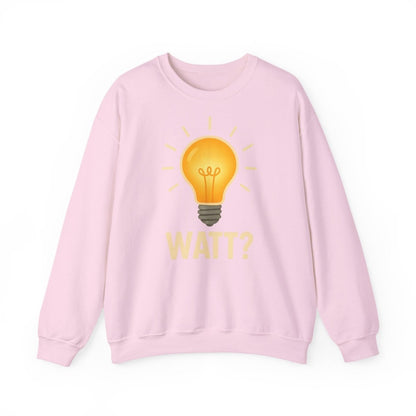 Sweatshirt – WATT? Sweatshirt für Elektriker & Technikfans | Lustiges Glühbirnen-Motiv | True Insights Design mit Humor
