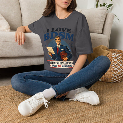 I Love BDSM Shirt Herren – Lustiges Vertrieb Marketing Geschenk
