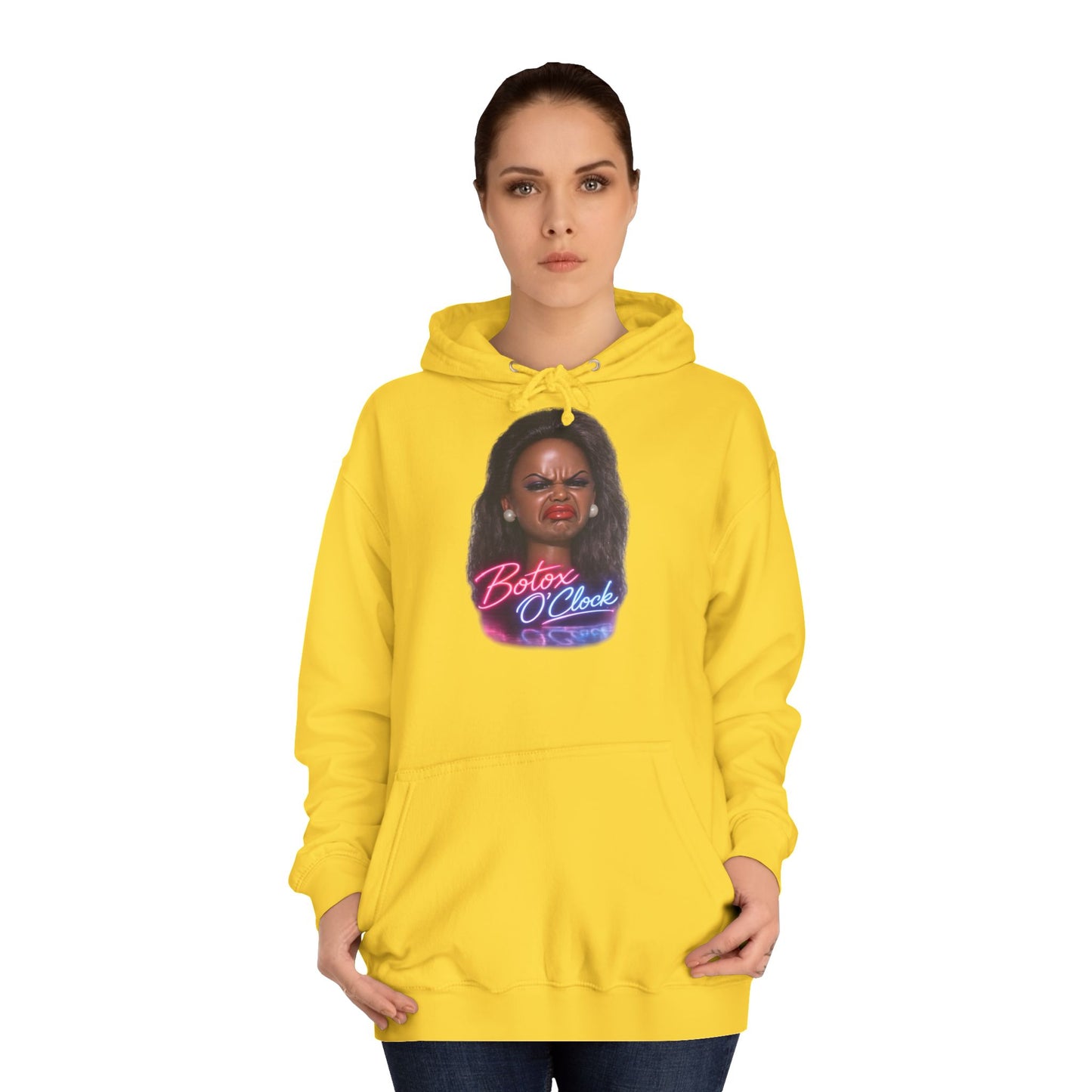 Botox O'Clock Hoodie – Lustiges Neon Beauty Motiv für Botox-Fans, Damen & Herren Geschenk