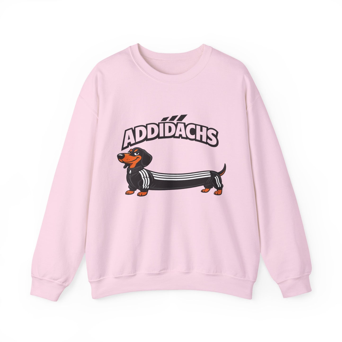Lustiges Dackel Sweatshirt 'ADDIDACHS' – Witziges Hunde-Motiv für Dackelbesitzer & Sportfans