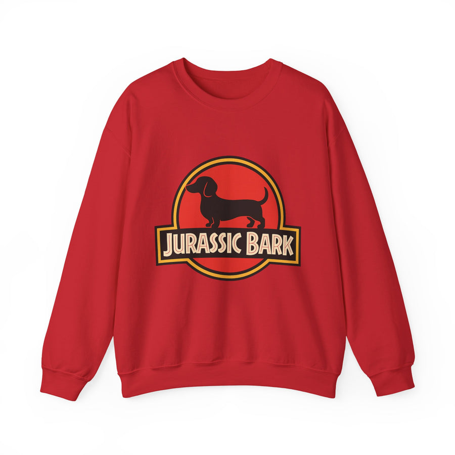 Sweatshirt Jurassic Bark Parodie Teckel – Sweat humoristique pour amateurs de teckels & cinéphiles