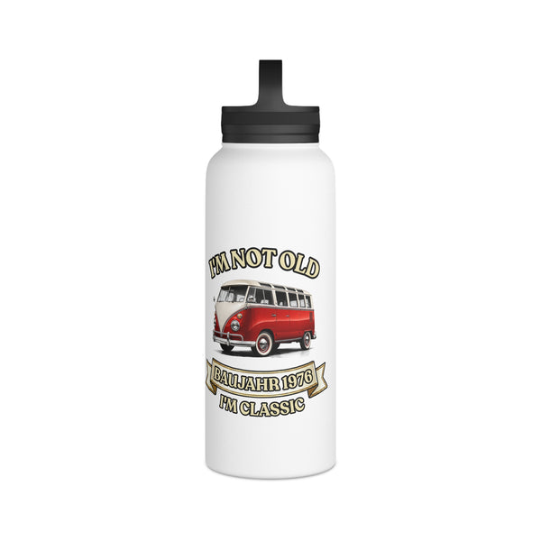 Jahrgang 1976 Trinkflasche – Geschenk zum 50. Geburtstag | VW Bulli