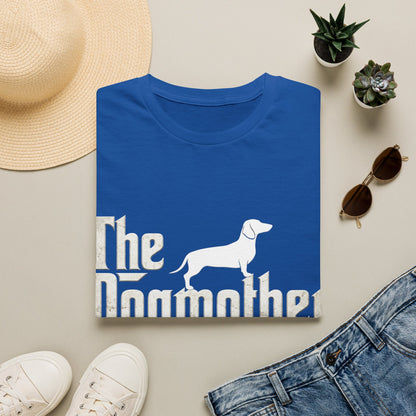 True Insights Damen T-Shirt The Dogmother Dackel Motiv, lustiges Geschenk für Hundemamas