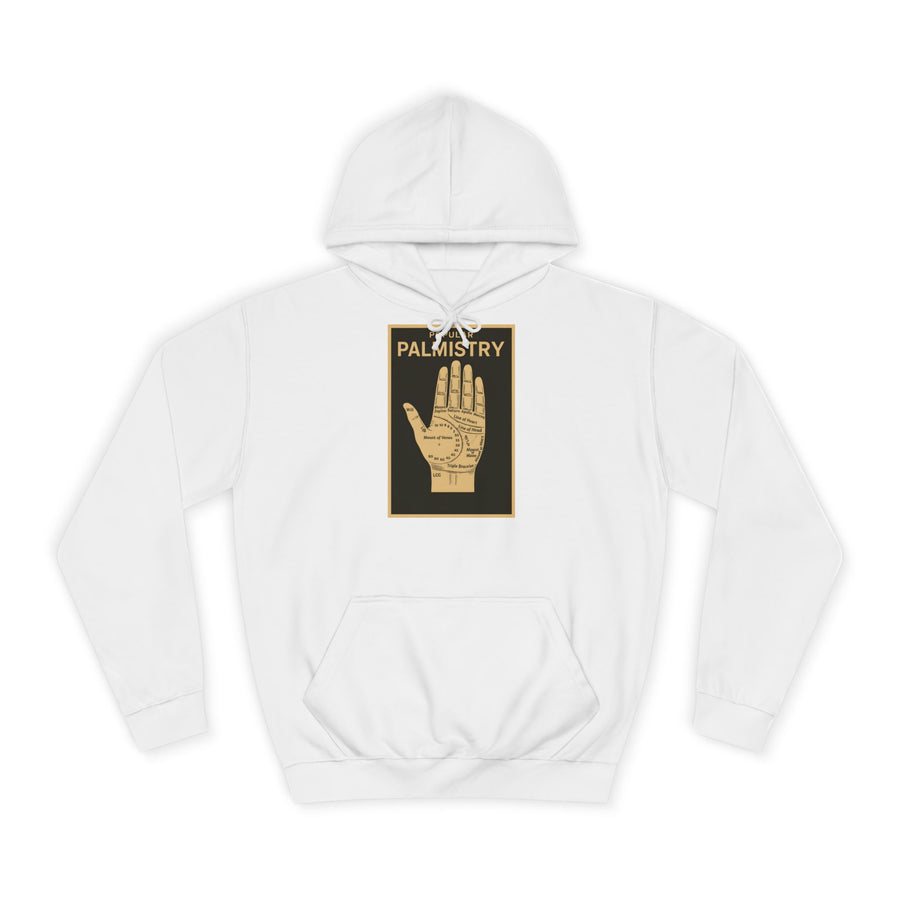 True Insights Popular Palmistry Hoodie – Vintage-Handlinien-Motiv