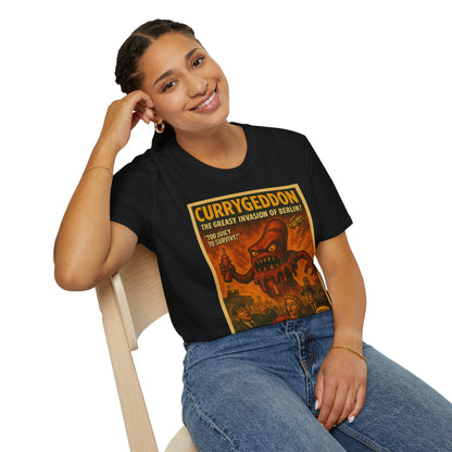 CurryGeddon T-Shirt - Retro Horror Design